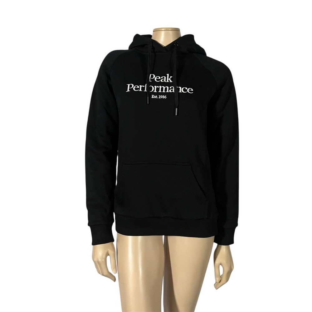 Peak Performance Classic Black Hoodie Sweater